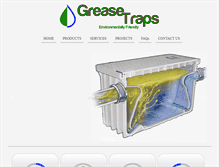 Tablet Screenshot of greasetraps.co.za